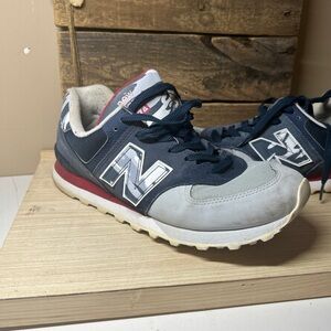 New Balance Men's Blue and Gray Sneakers sku92